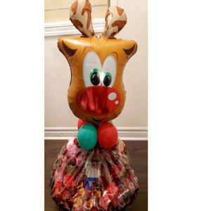 Christmas Balloon Basket