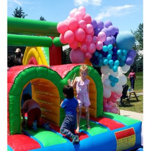 Bouncy Castle Semi Arch Install