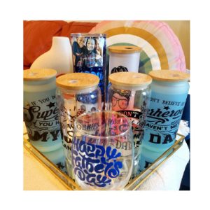 Customizable Glass Cans