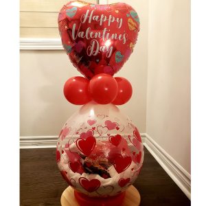Valentine Stuffed Balloon Gift Box