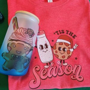 Crew Neck & Tumbler - Season, Red