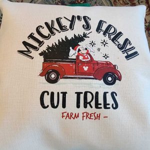 Christmas Pillow Truck