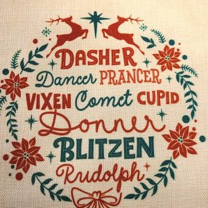 Christmas Pillow Dasher