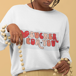 Sucker For You Crew Neck Sweater