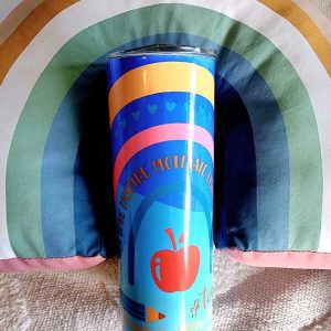 Customizable Tumbler Red Apple