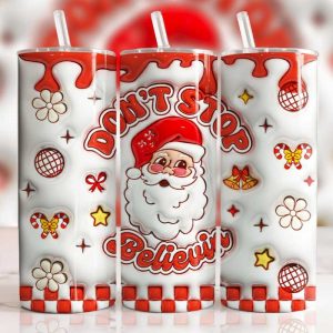 Christmas Tumbler - Don't Stop