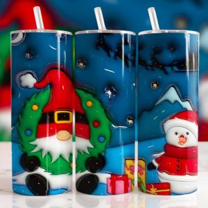 Christmas Tumbler - Santa Hat